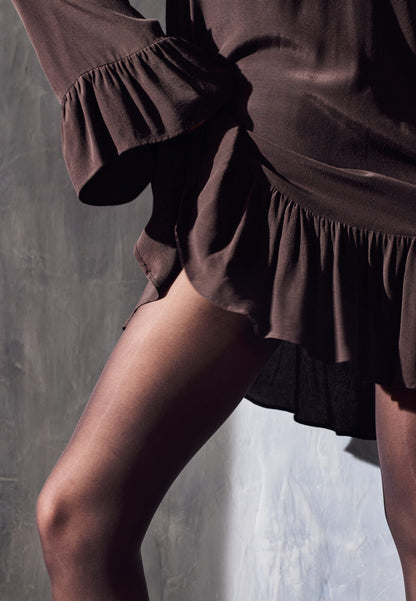 Brune strømpebukser DECOY tights perfect fit 30 denier