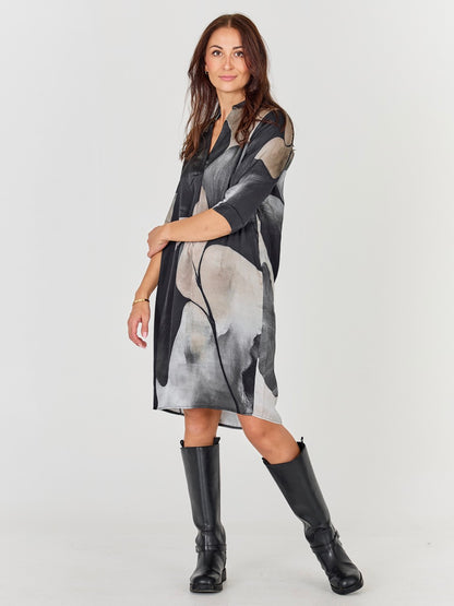 kjole med grafisk print NÜ Cilje Tunic Dress Print