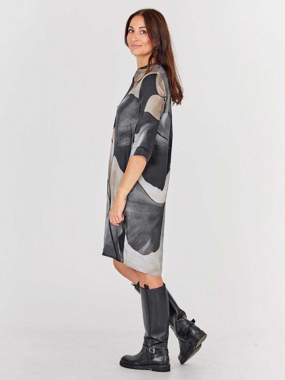 kjole med grafisk print NÜ Cilje Tunic Dress Print