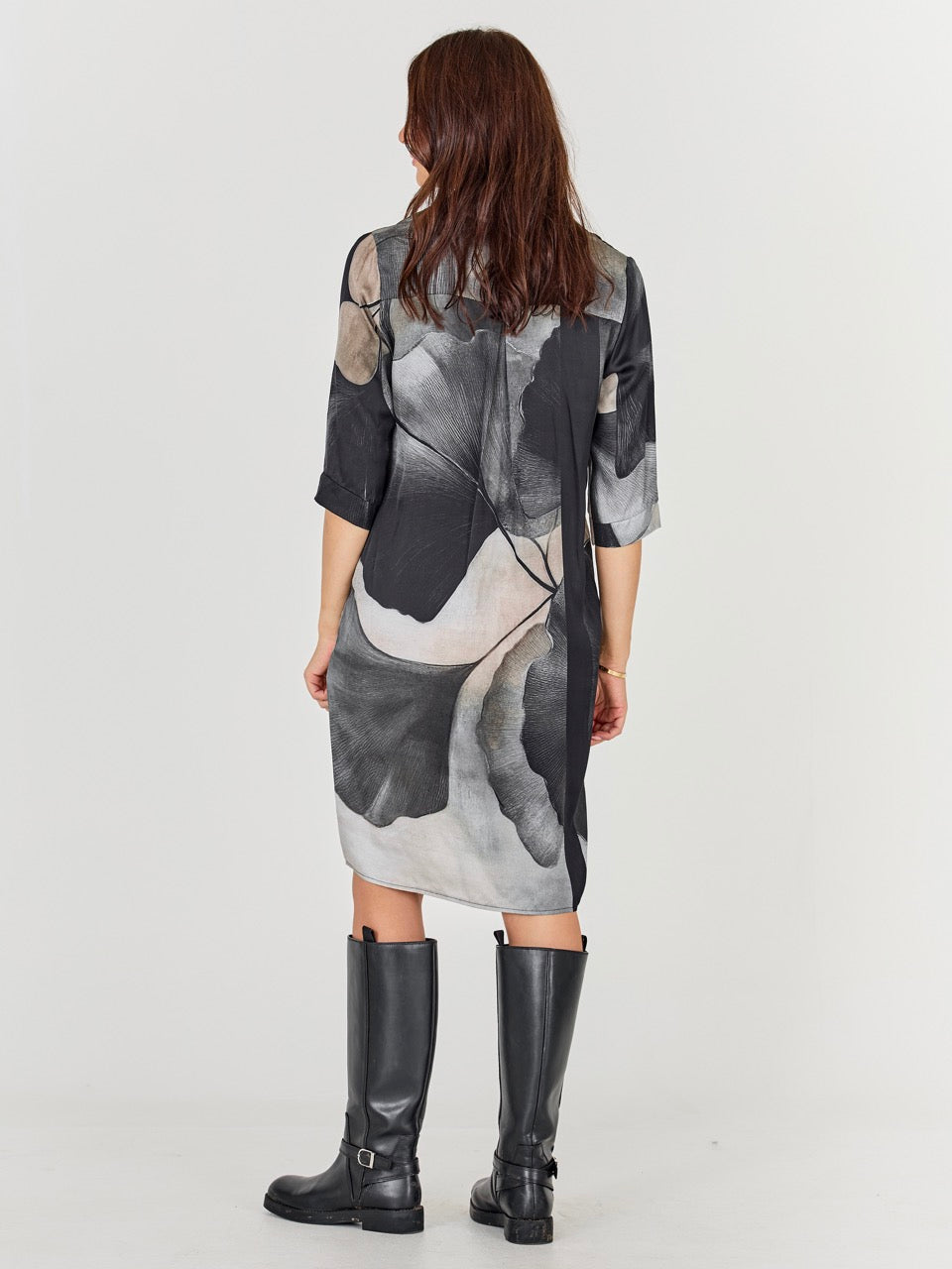 kjole med grafisk print NÜ Cilje Tunic Dress Print