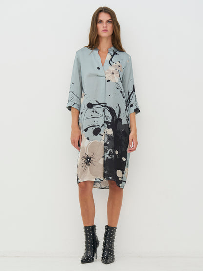 NÜ Cilje Tunic Dress | 303 Blue Mint mix