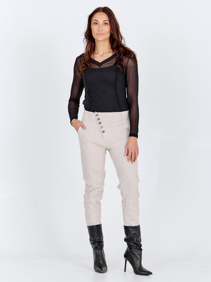 Trille Hose Boyfriend 3-10 - 112 Bone