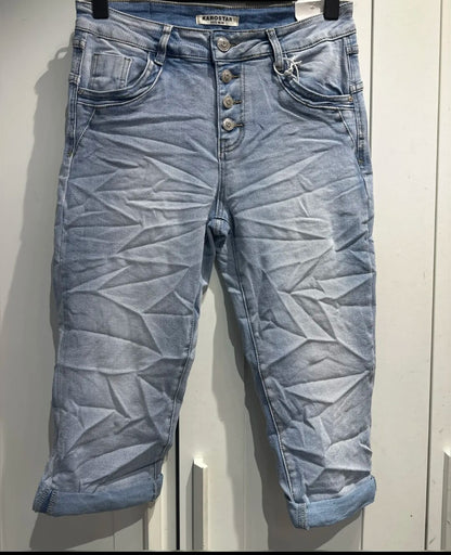 Karostar denim knickers med knapper  | KC2786