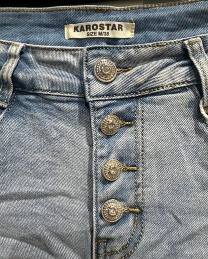 Karostar denim knickers med knapper  | KC2786