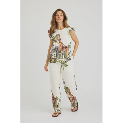 LUXZUZ // ONE TWO - Valli Pant - Off White 7038