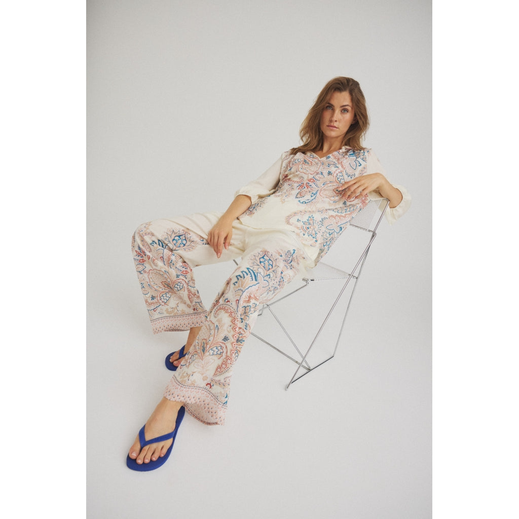 LUXZUZ // ONE TWO - Violetta Blouse - Off White 7038