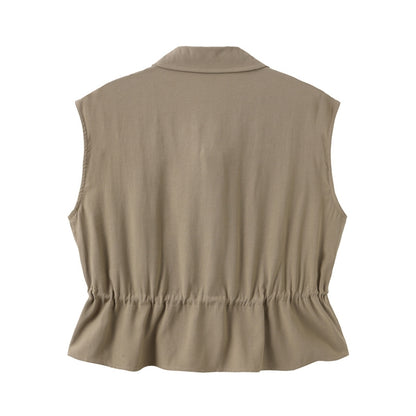 LUXZUZ // ONE TWO - Vinifred Vest - Taupe 7012