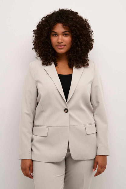 Kaffe Curve Grey Blazer | KCsakira Blazer