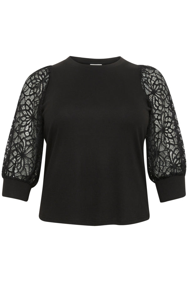 Black KCbella Lace T-Shirt