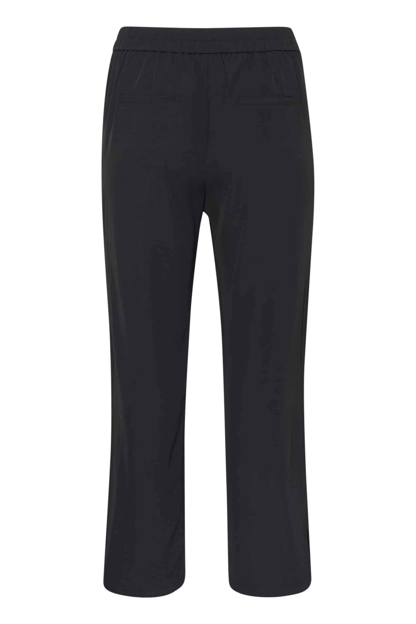Kaffe Curve Black Trousers | KCsigne HW Wide Pants