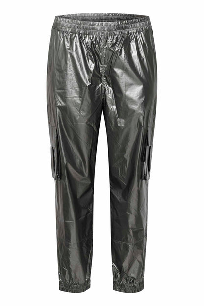 Kaffe Curve Grey Trousers | KCshenna Cargo Pants