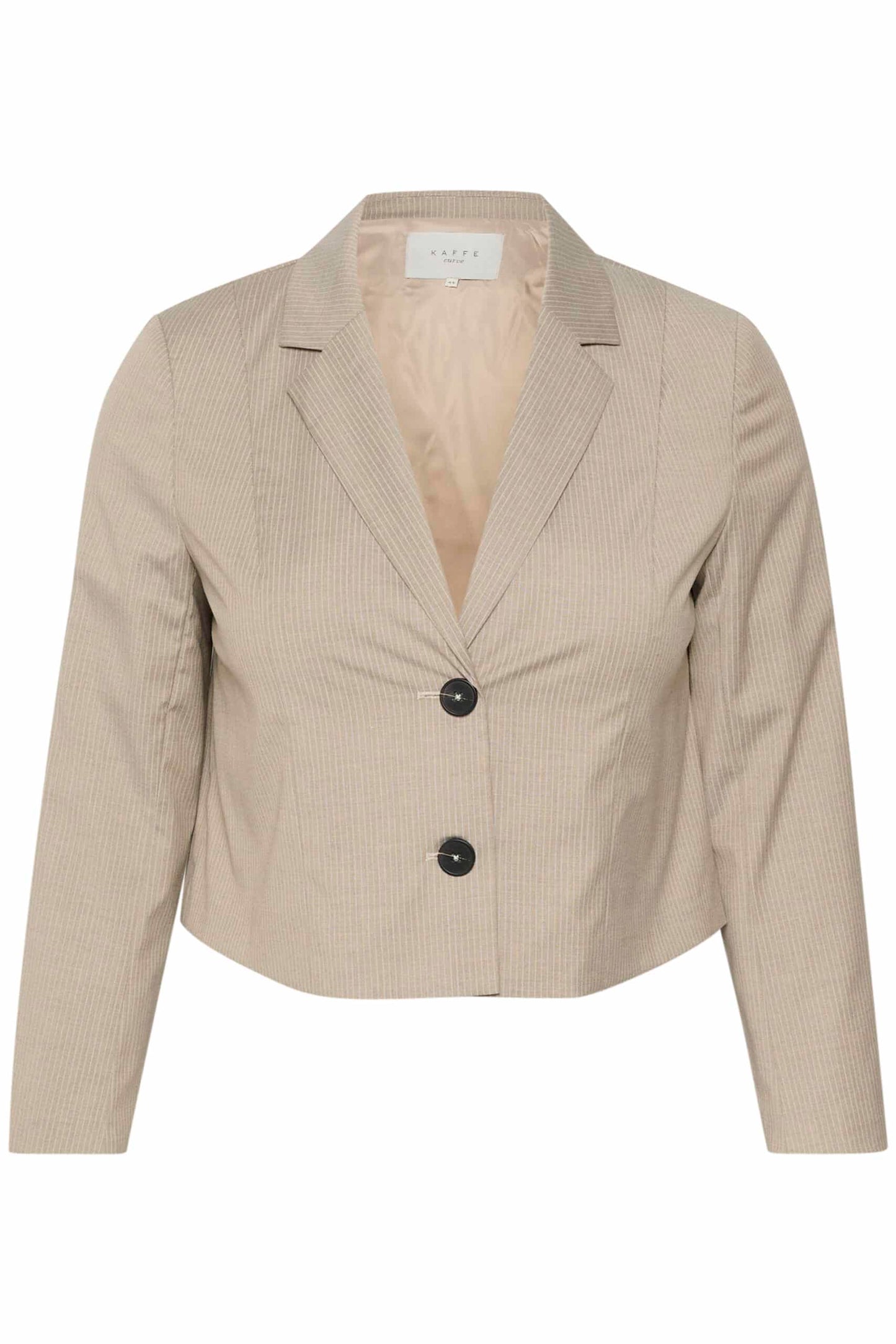 Kaffe Curve Brown Blazer | KCsolima Cropped Blazer