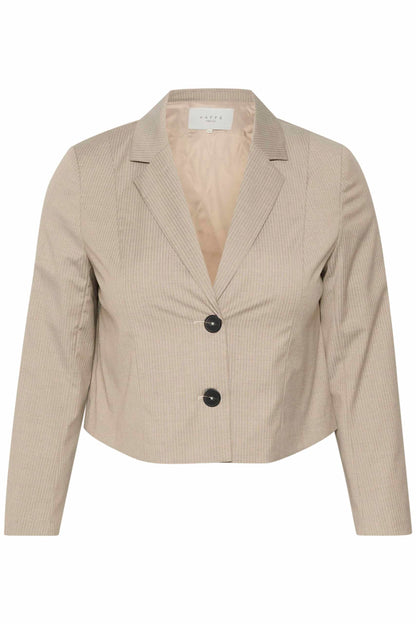 Kaffe Curve Brown Blazer | KCsolima Cropped Blazer