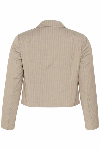 Kaffe Curve Brown Blazer | KCsolima Cropped Blazer