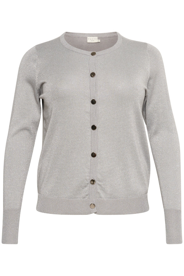Kaffe Curve Grey KCregitta Cardigan grå kort cardigan