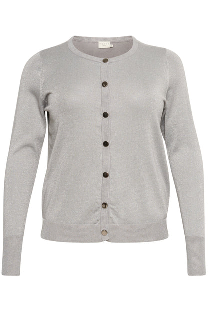 Kaffe Curve Grey KCregitta Cardigan grå kort cardigan
