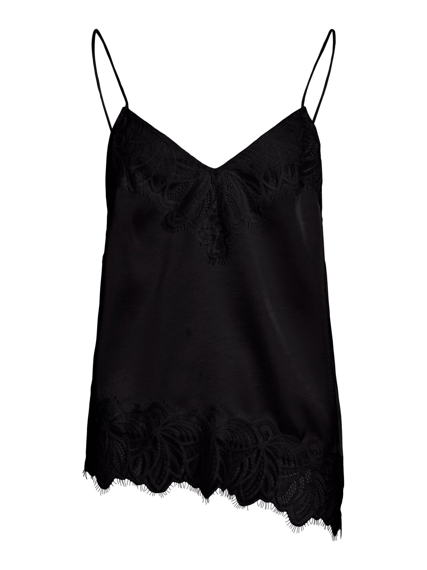 VILEA STRAP TOP - Schwarz