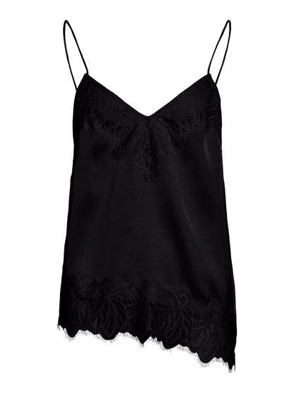 VILEA STRAP TOP - Schwarz