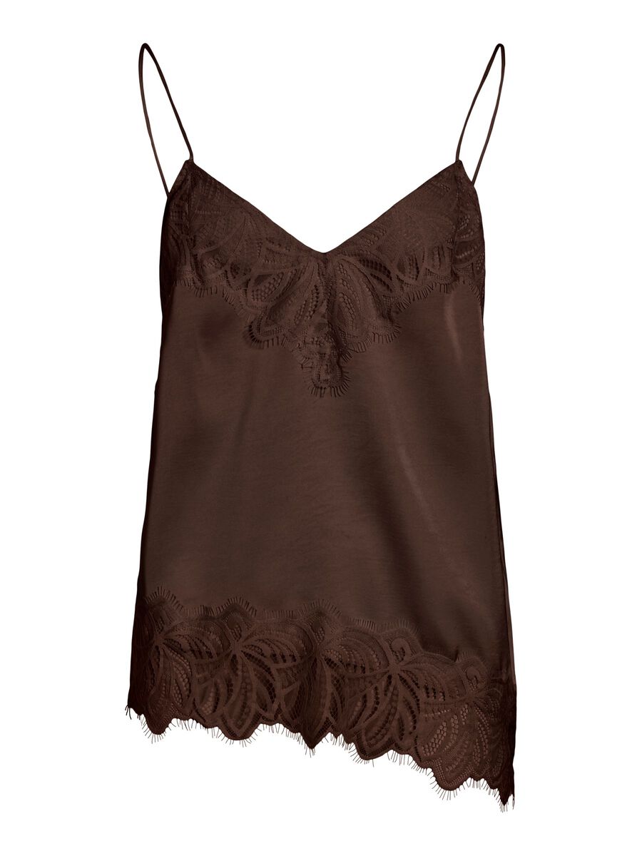 VILEA STRAP TOP - Brown