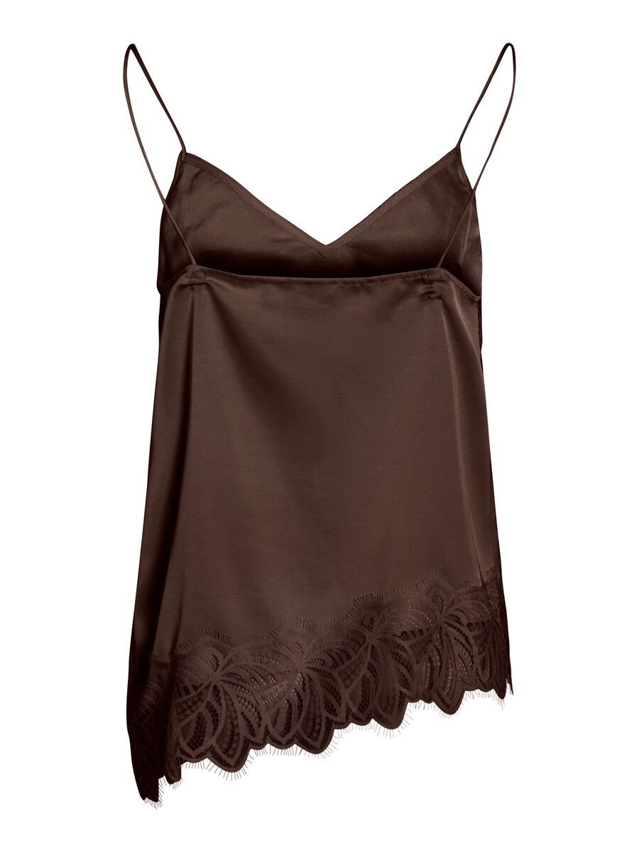 VILEA STRAP TOP - Brown