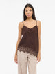 VILEA STRAP TOP - Brown