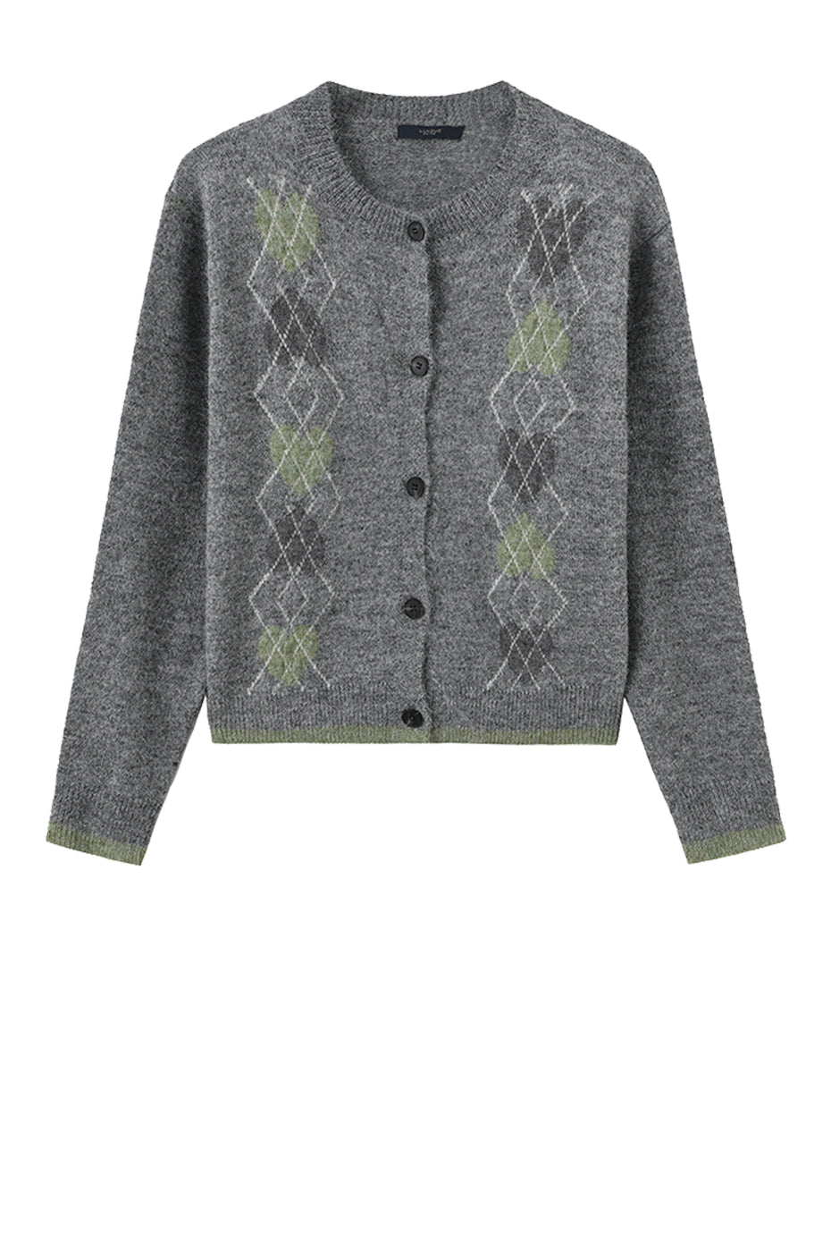 Luxzuz One Two - Zazia Knit Dark Grey Melange
