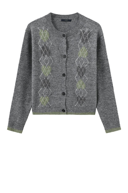 Luxzuz One Two - Zazia Knit Dark Grey Melange