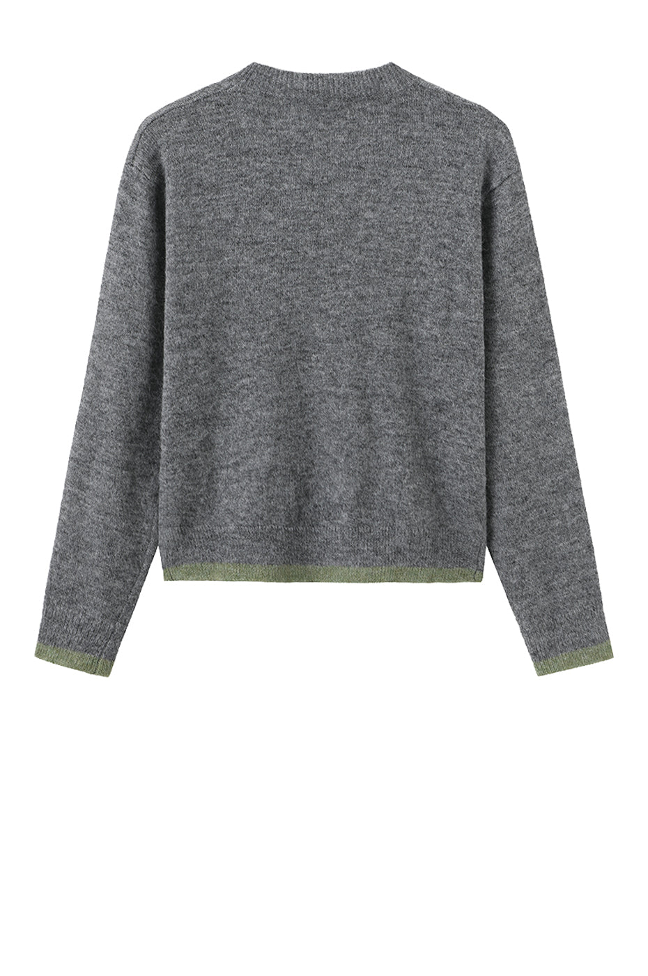 Luxzuz One Two - Zazia Knit Dark Grey Melange