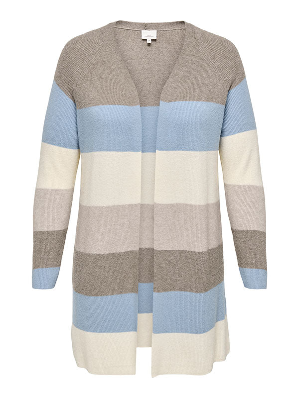 ONLY Carmakoma CARATIJA Cardigan | Walnut W. Melange