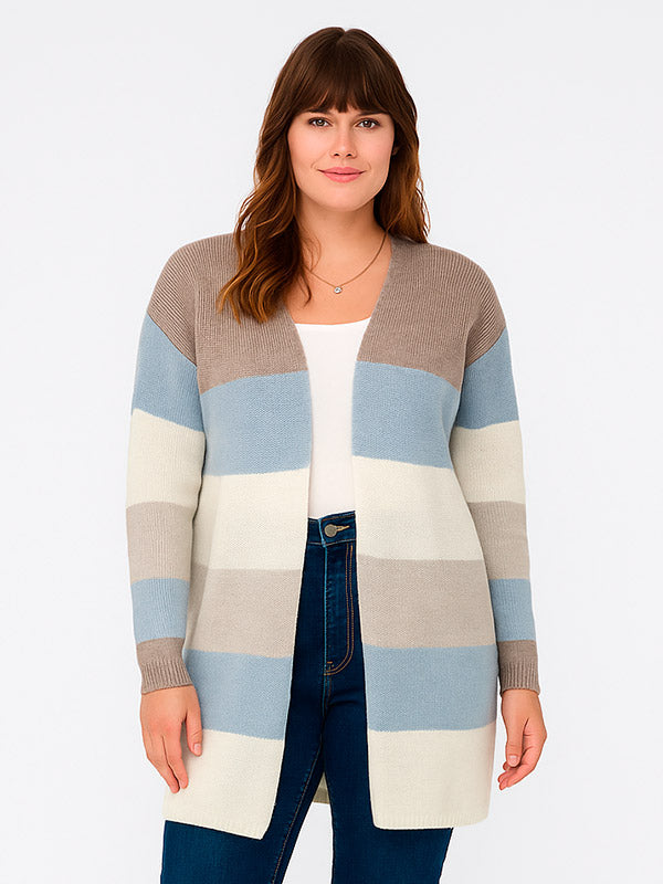 ONLY Carmakoma CARATIJA Cardigan | Walnut W. Melange