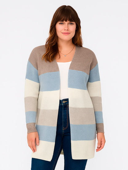 ONLY Carmakoma CARATIJA Cardigan | Walnut W. Melange