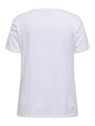 ONLY Carmakoma CARJULIETA LIFE SS REG TEE JRS | Bright White