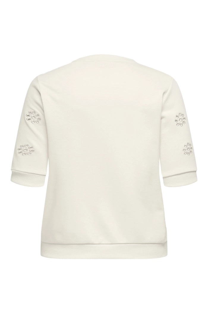 ONLY CARBROOKE S/S O-NECK DETAIL SWT JRS