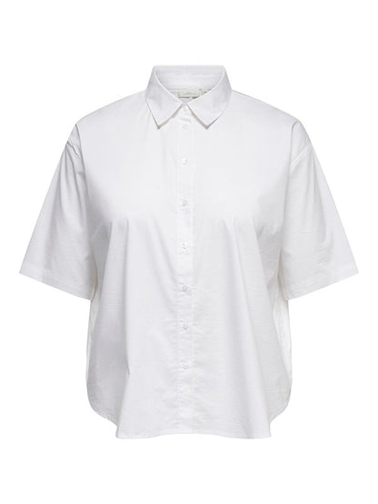CARBERSA 2/4 SHIRT WVN - Bright White