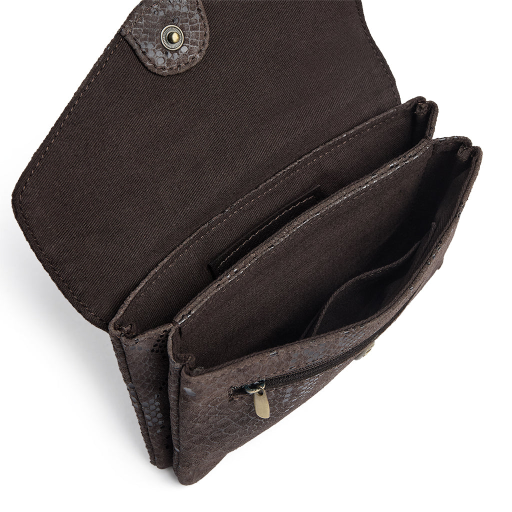 DEPECHE - Fashion Favourites Purse - 340 Mocca Snake