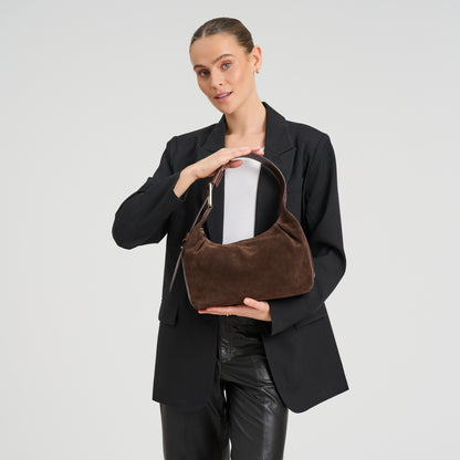 DEPECHE - Madrid Handbag - 008 Chocolate