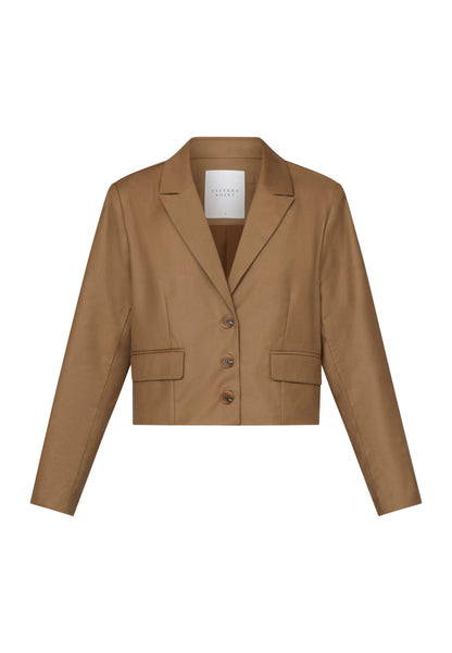 Sisters Point brun blazer VILSA-BL Taupe snydelommer