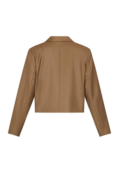 Sisters Point brun blazer VILSA-BL Taupe kort fit