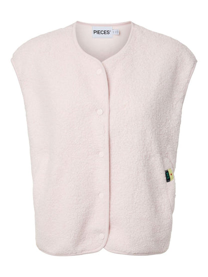 PCKATTY TEDDY VEST NOOS BC - Pink Marshmallow