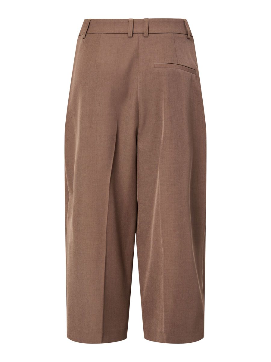 PCBLOSSOM CULOTTE PANTS - Braun