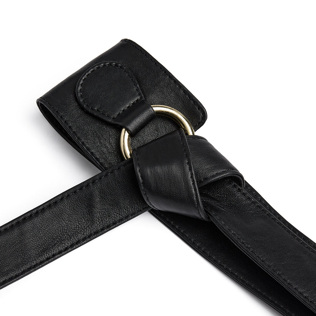 DEPECHE - Waist Belt - 190 Black/Gold