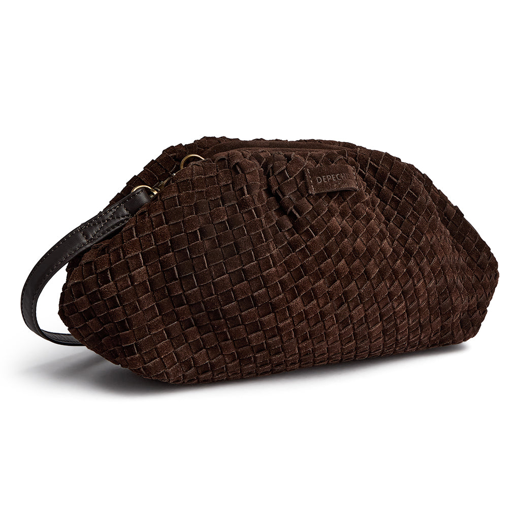 DEPECHE - Berlin clutch - 008 Chocolate