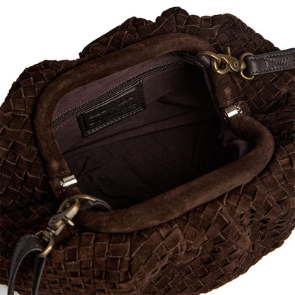 DEPECHE - Berlin clutch - 008 Chocolate