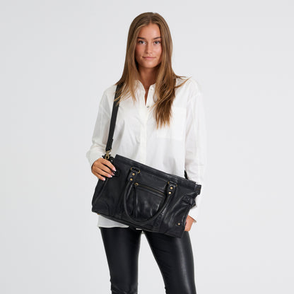 DEPECHE - Bogota Shopper - 099 Black