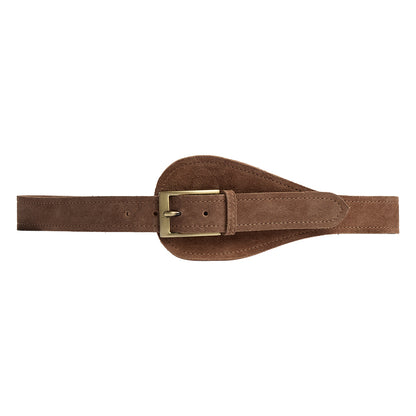 DEPECHE - Waist belt - 327 Dark Camel