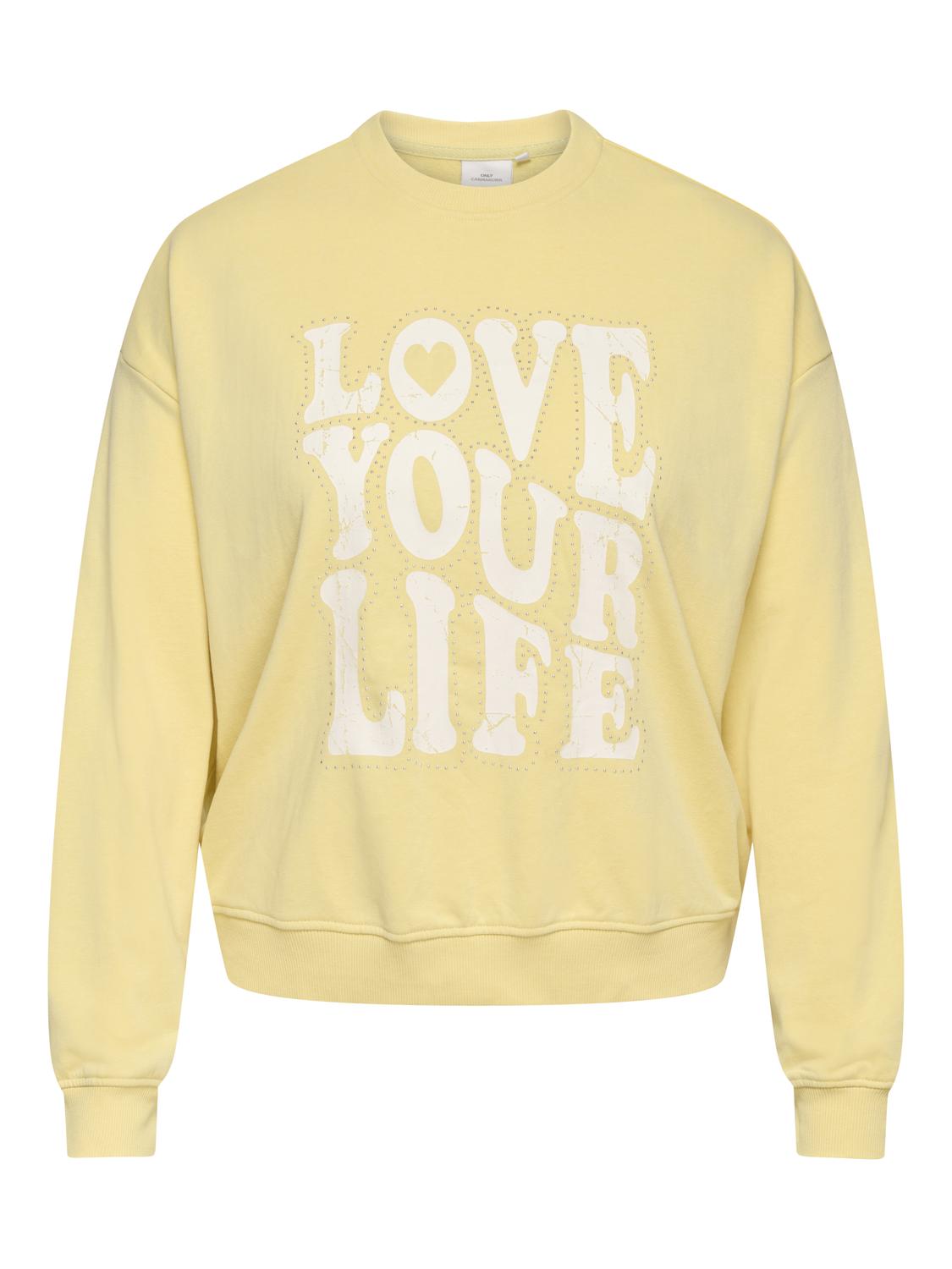 Only Carmakoma - Carsandy - Sweatshirt - Sunlight
