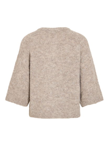 Vila - Vibows - Cardigan - Natural melange