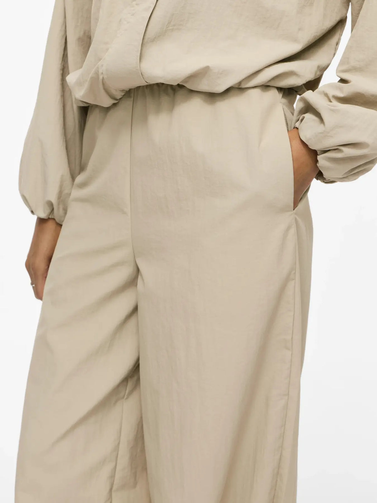 VILA -VISELMA ballon bukser Pale Khaki