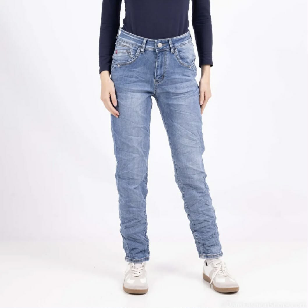 Karostar denim jeans LIGHT BLUE slim fit | KM2704