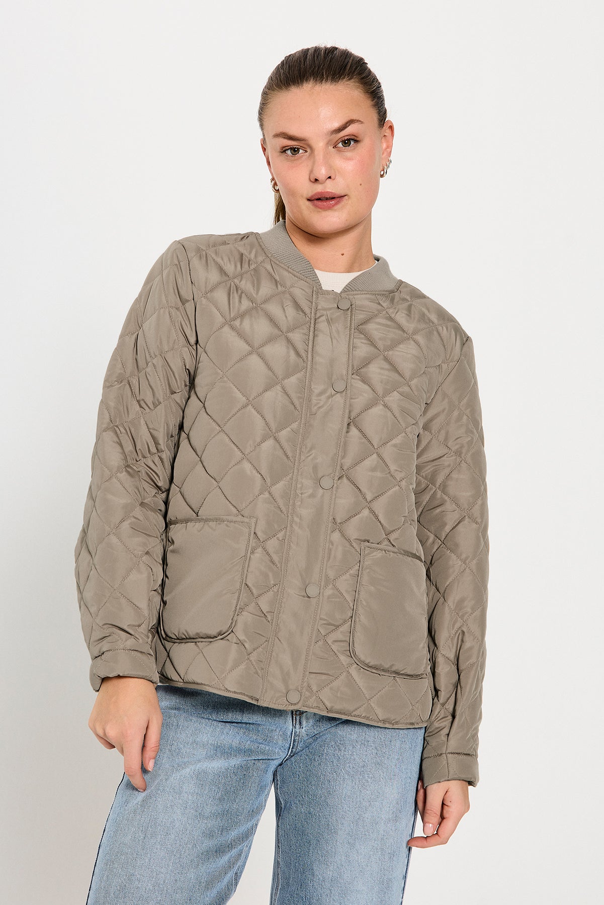 Freequent FQTINGA-JACKET | Silver Mink